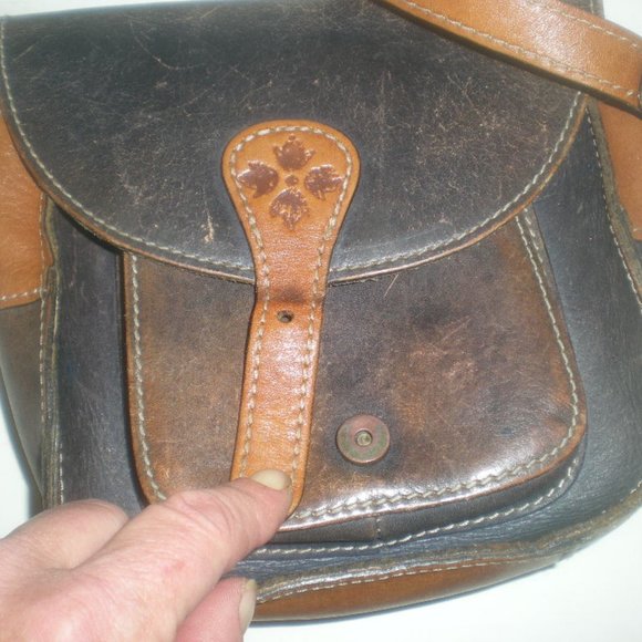 PATRICIA NASH Brand  Leather  Cross Body Handbag Purse - Picture 6 of 9